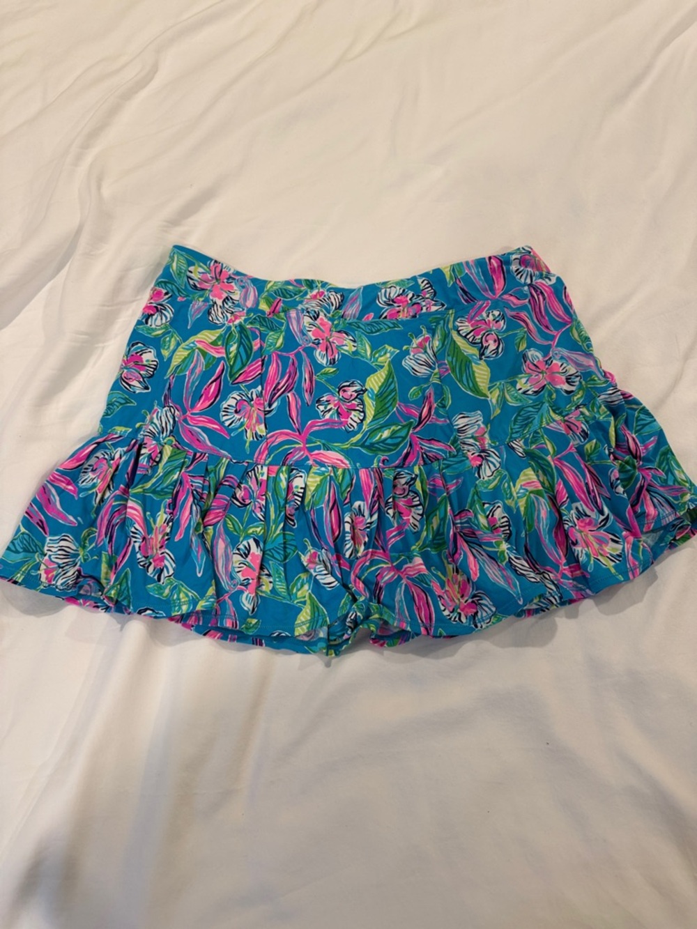 Lilly Pulitzer floral luxletic swim skort Large